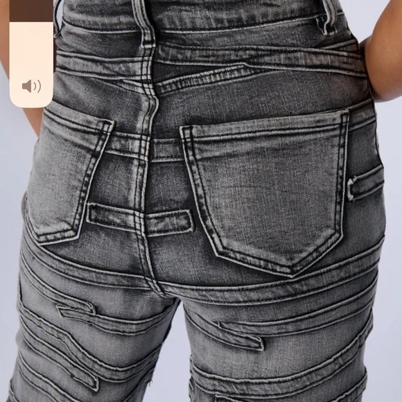 AKIRA NWT Women's Gray Jeans - Picture 8 of 9